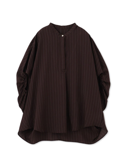 【WEB限定】キュプラTRストライプブラウス