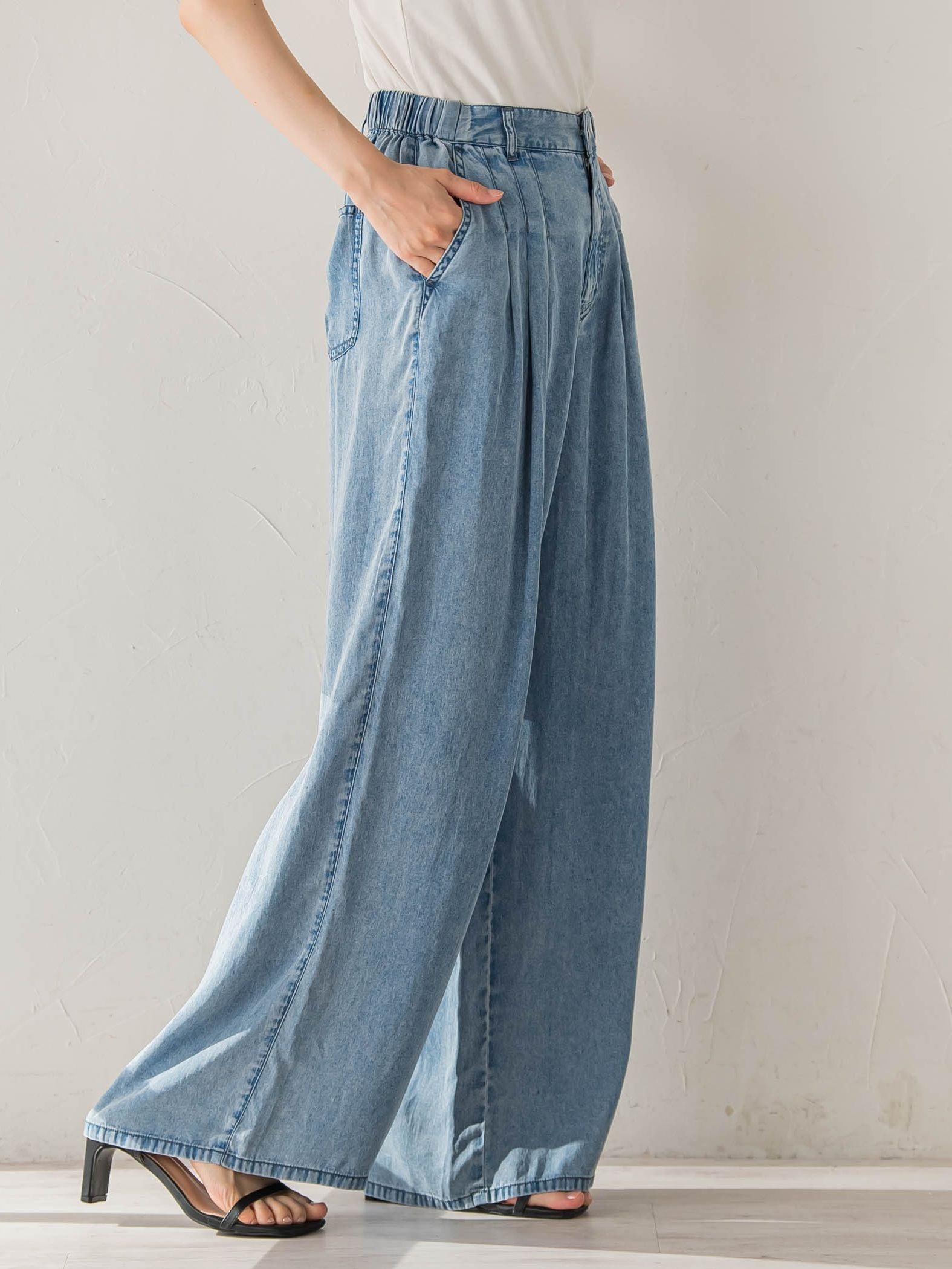 Air DENIM ワイドパンツ
