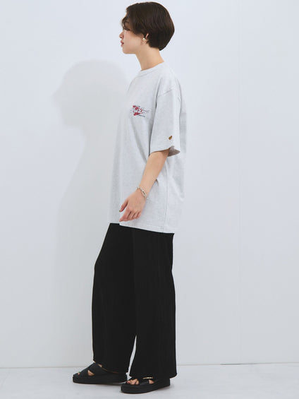 ウェーブパイピングワイドパンツ≪手洗い可能≫