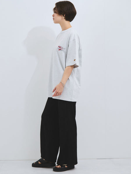 ウェーブパイピングワイドパンツ≪手洗い可能≫
