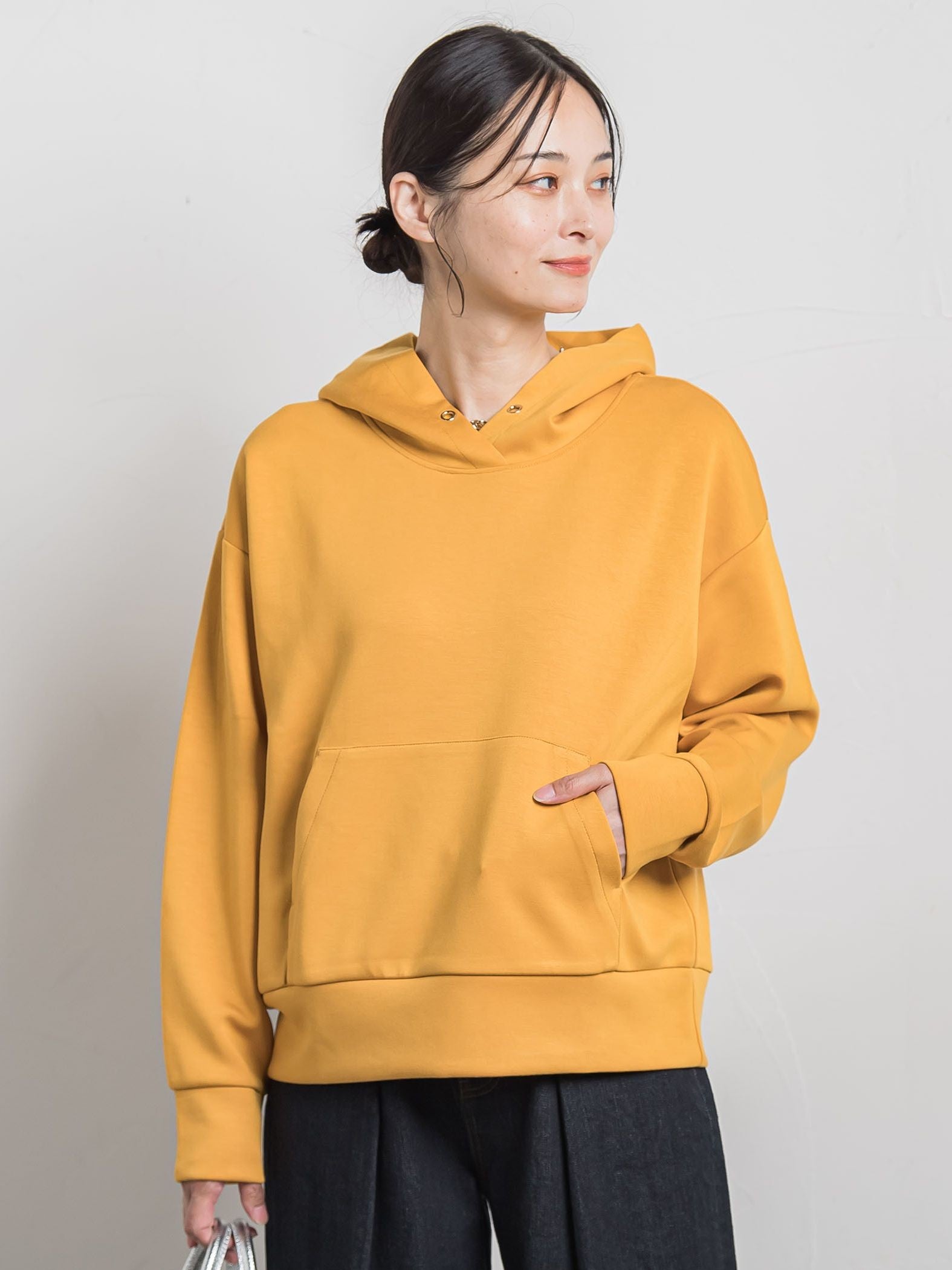 【WEB限定】ふんわリッチパーカー≪手洗い可能≫