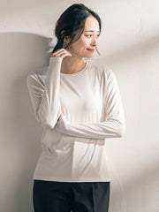 【WEB限定】吸湿発熱スムースタッチカットソー