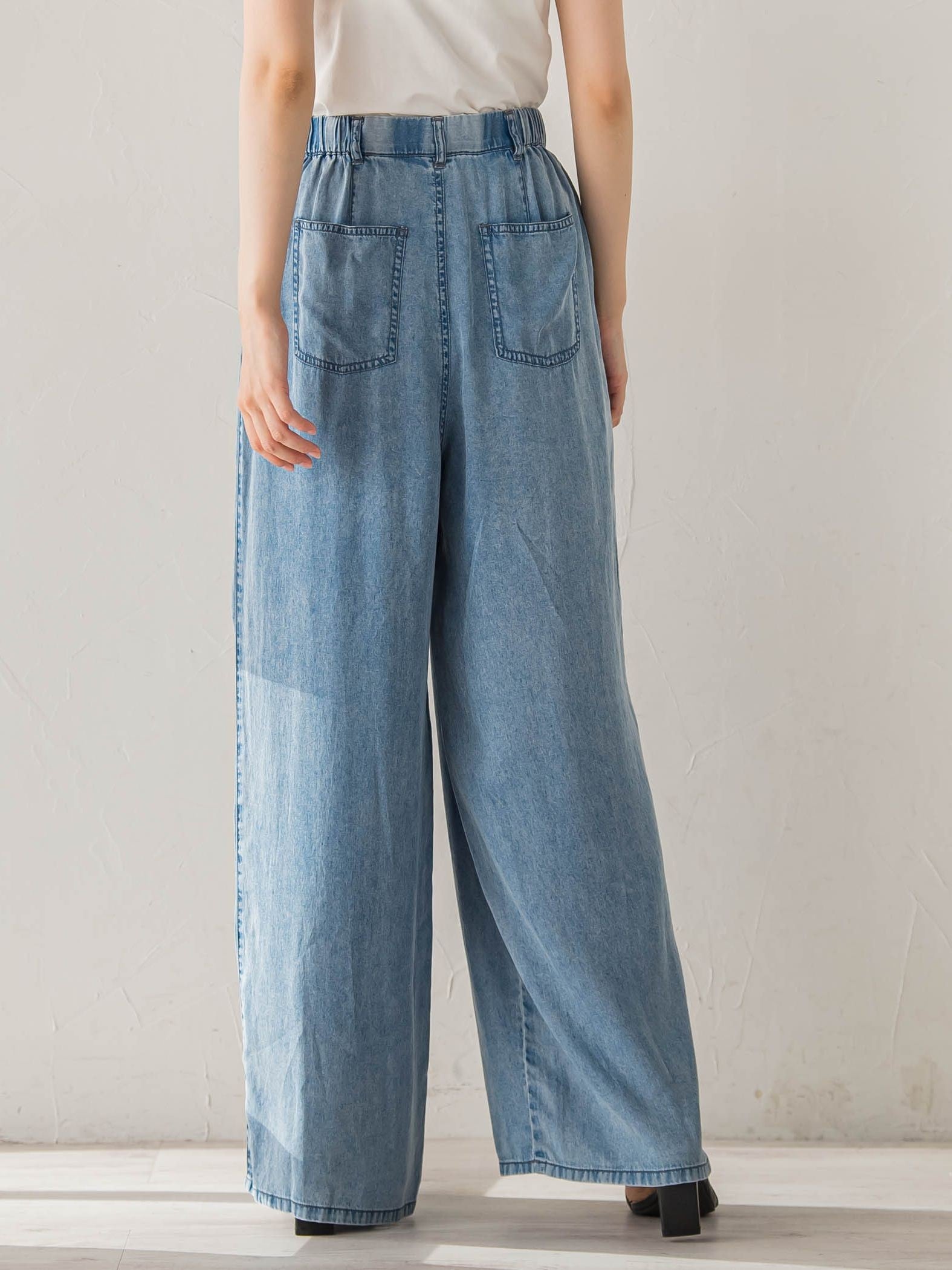 Air DENIM ワイドパンツ