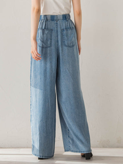 Air DENIM ワイドパンツ