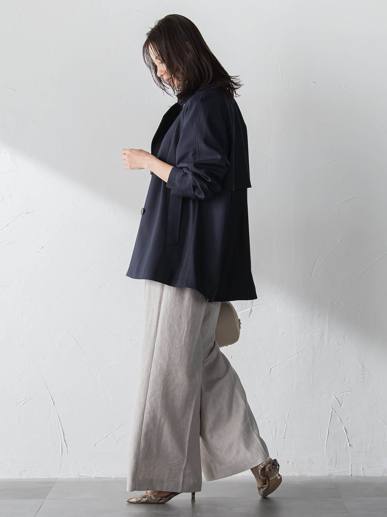 【ラク軽トレンチ】ラグランスリーブジャケット