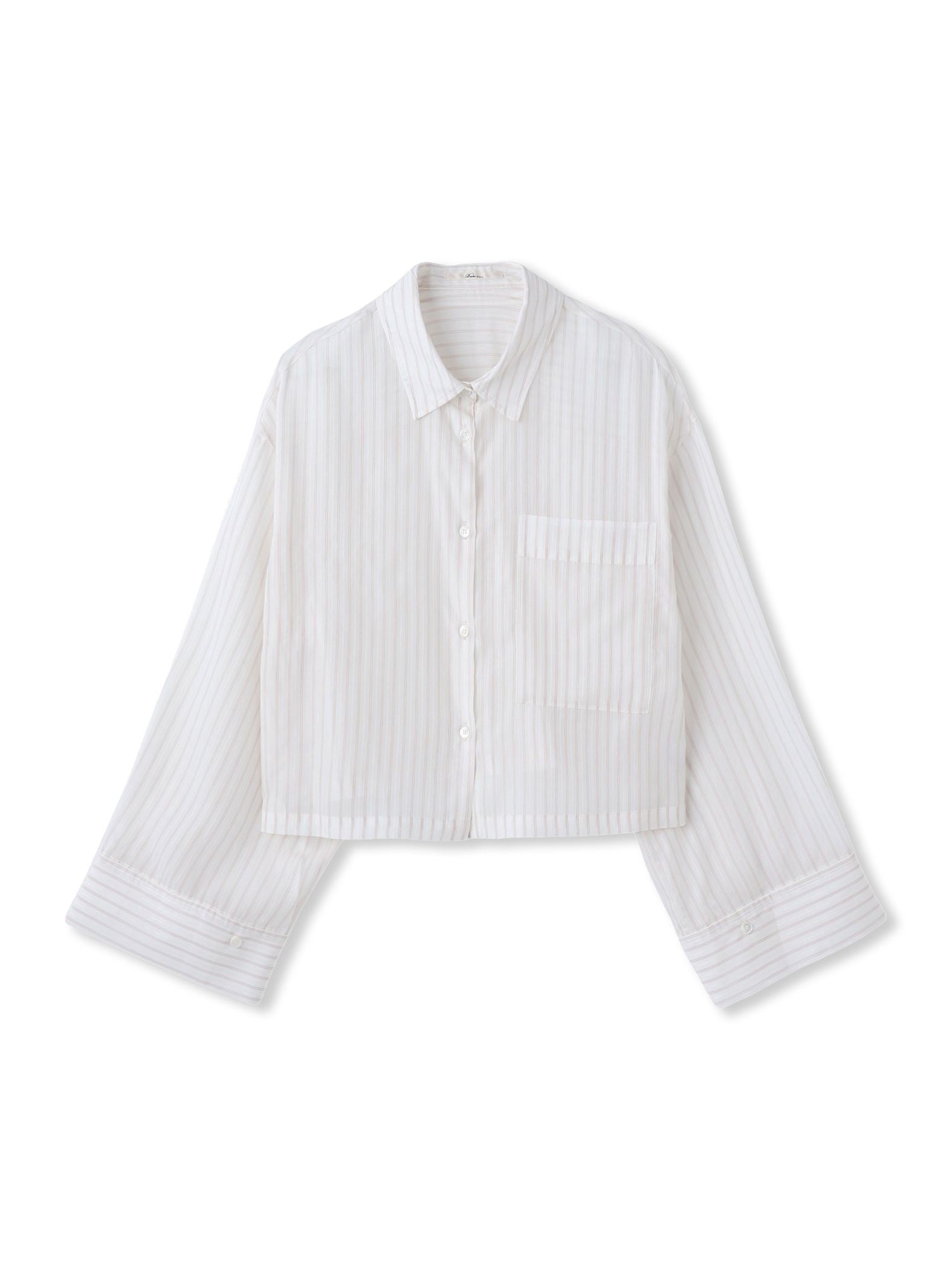 LYOCELL DOBBY STRIPEシャツ