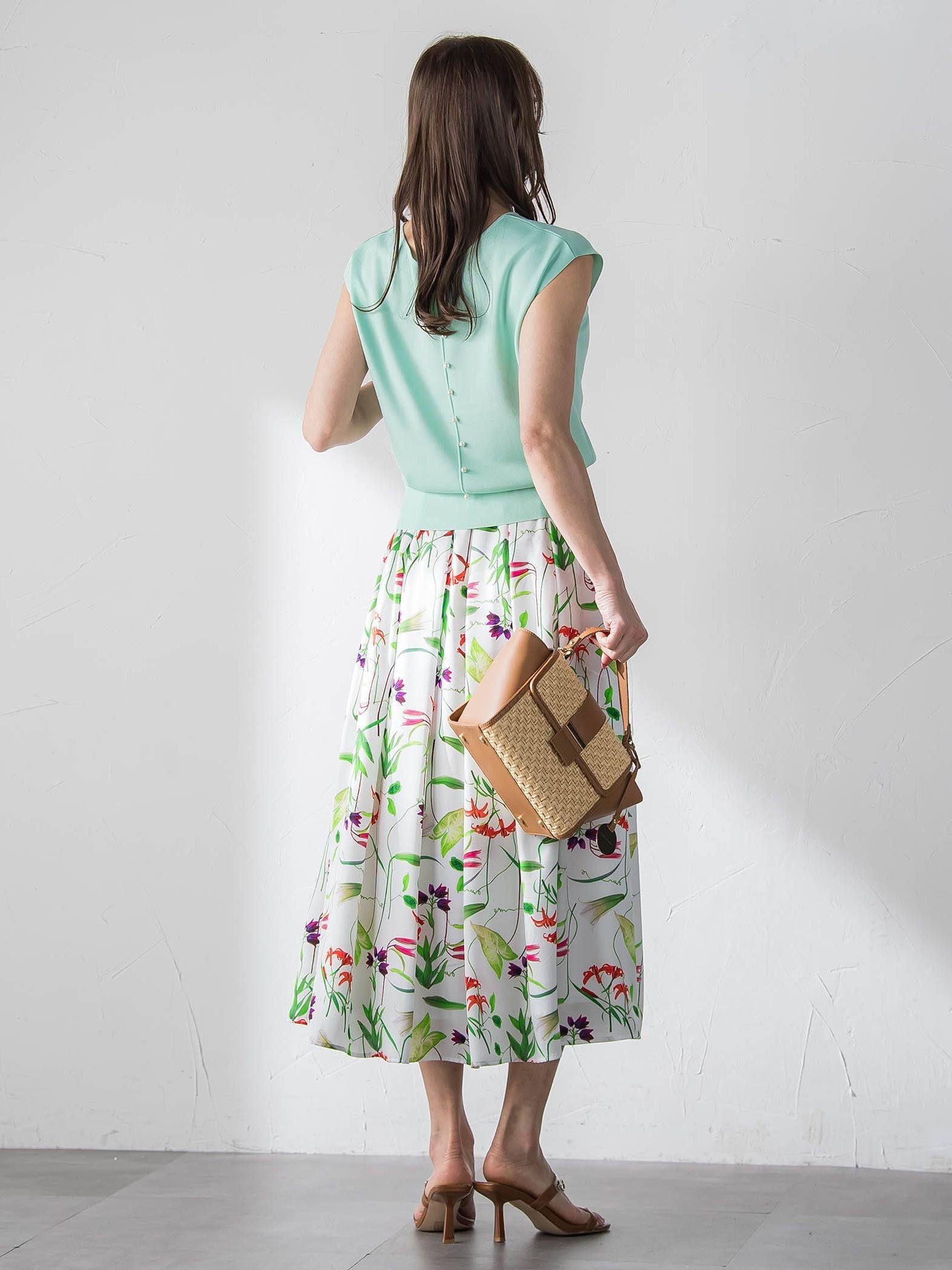 LUCINDA前後2wayパールニット