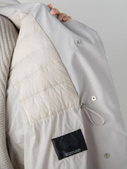 【大きいサイズ】パーテーションダウンロングコート