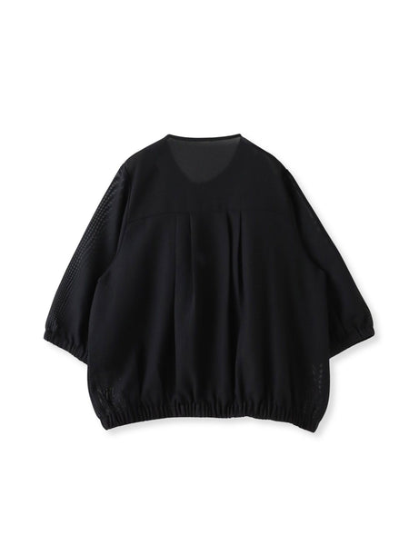 【大きいサイズ】メッシュベイカーブルゾン