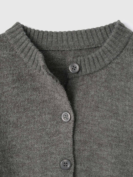 アルパカタッチダブルフェイスニットカーディガン≪手洗い可能≫