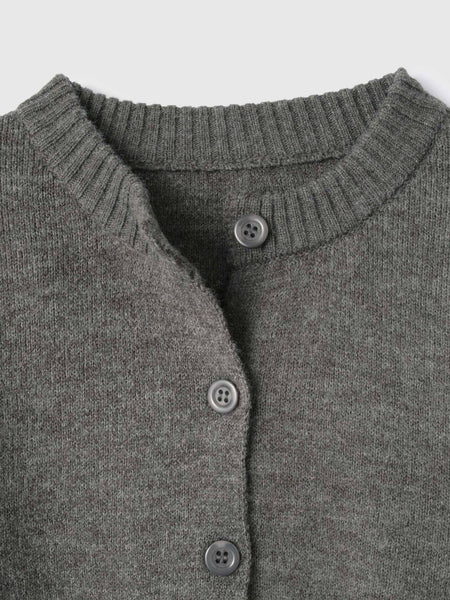 アルパカタッチダブルフェイスニットカーディガン≪手洗い可能≫