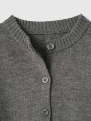 アルパカタッチダブルフェイスニットカーディガン≪手洗い可能≫