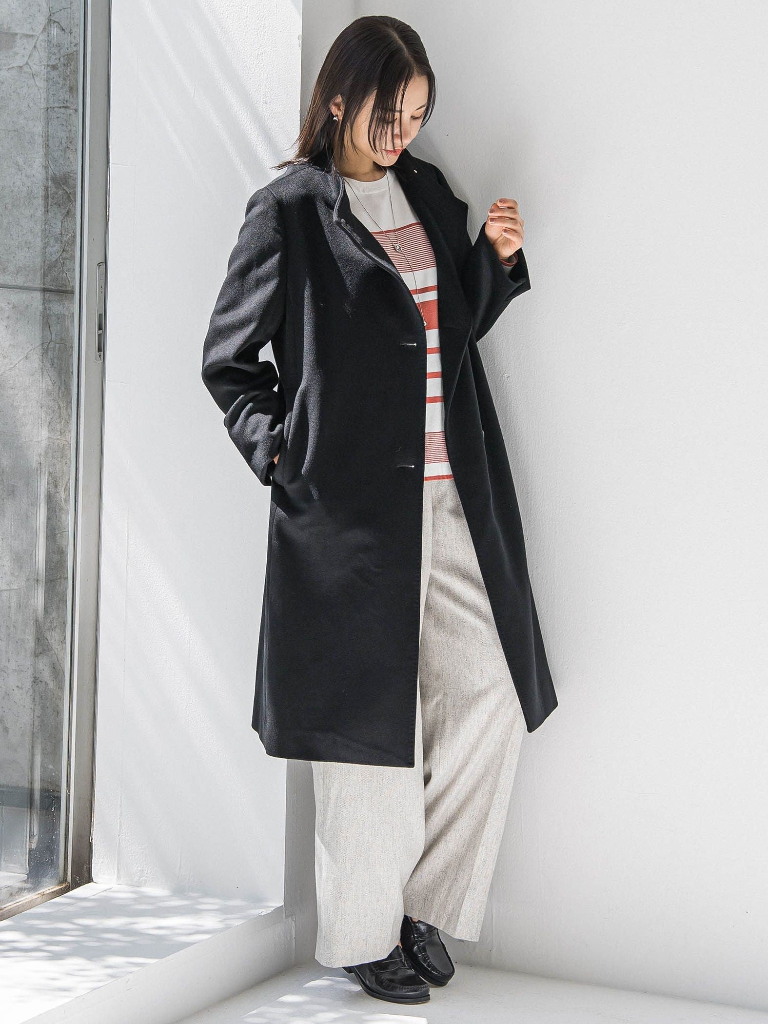 【カタログ掲載】プレミアムウールカシミヤロングコート