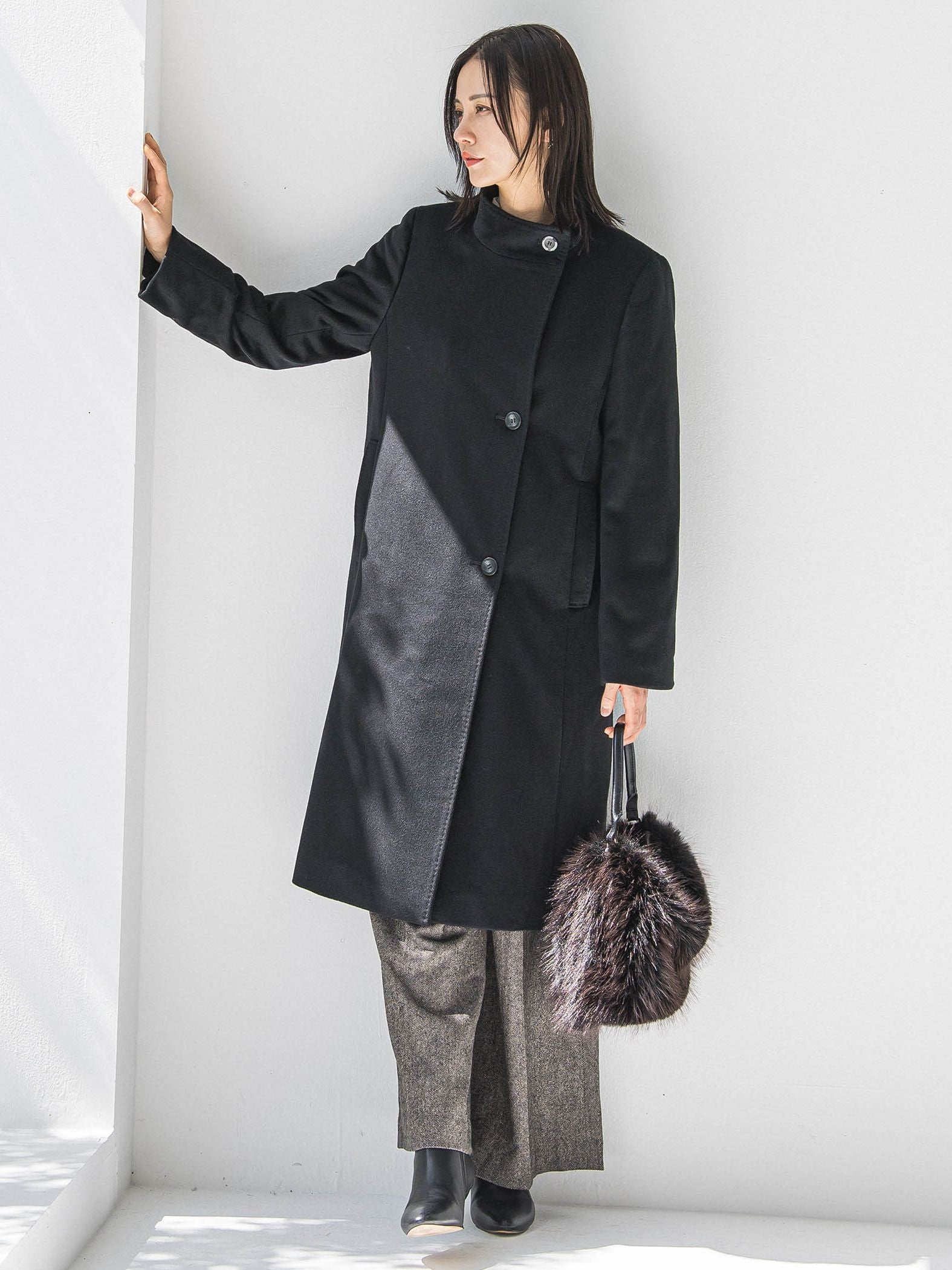 【カタログ掲載】プレミアムウールカシミヤロングコート