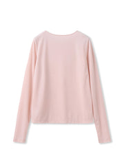 シアーベロアカットソー≪手洗い可能≫