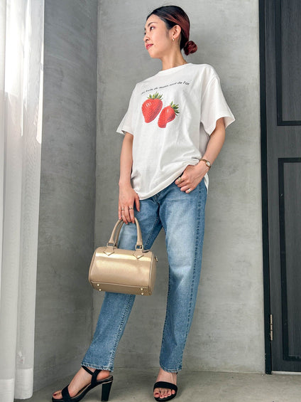 【WEB限定】【RegencyWorks】フルーツTシャツ strawberry