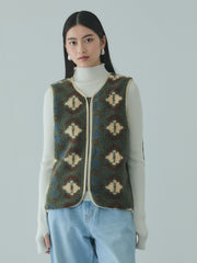 ボアライナー付きナイロンフーディブルゾン≪洗濯機で洗える≫