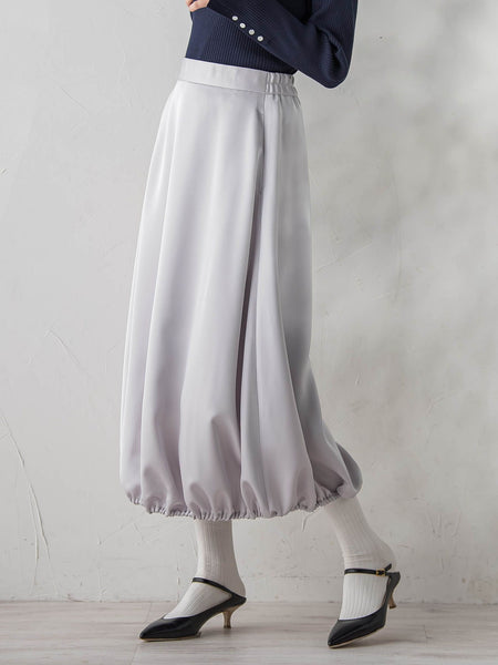 PLUM ROYAL SATINスカート≪手洗い可能≫