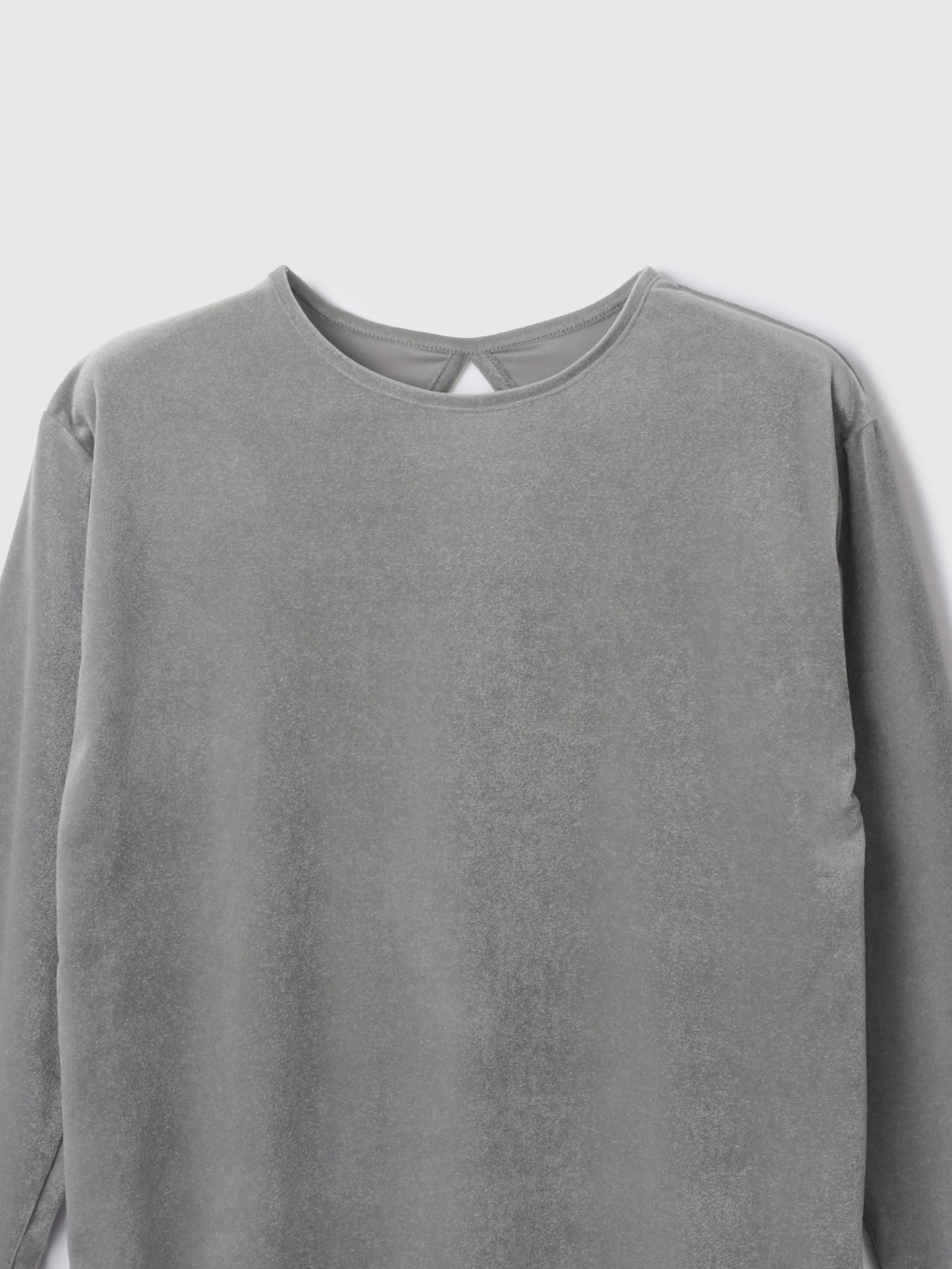 シアーベロアロングスリーブカットソー【日本製】