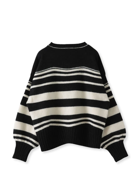 【WEB限定】”ふんわり着心地”ランダムボーダーニット