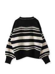 【WEB限定】”ふんわり着心地”ランダムボーダーニット