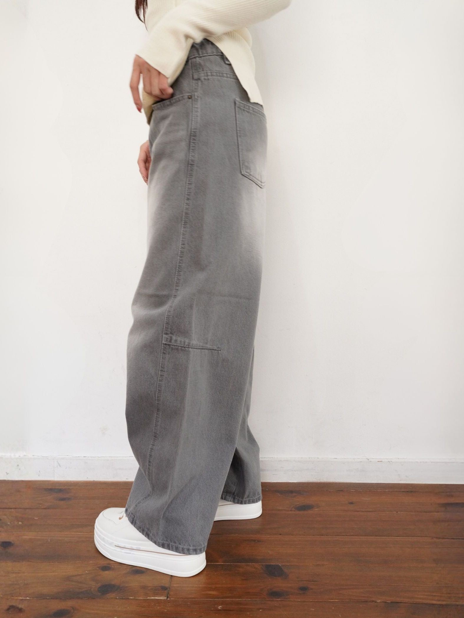 Barrel Curve Denim≪洗濯機で洗える≫