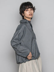 【楽・美・軽】スキッパーブラウス≪手洗い可能≫