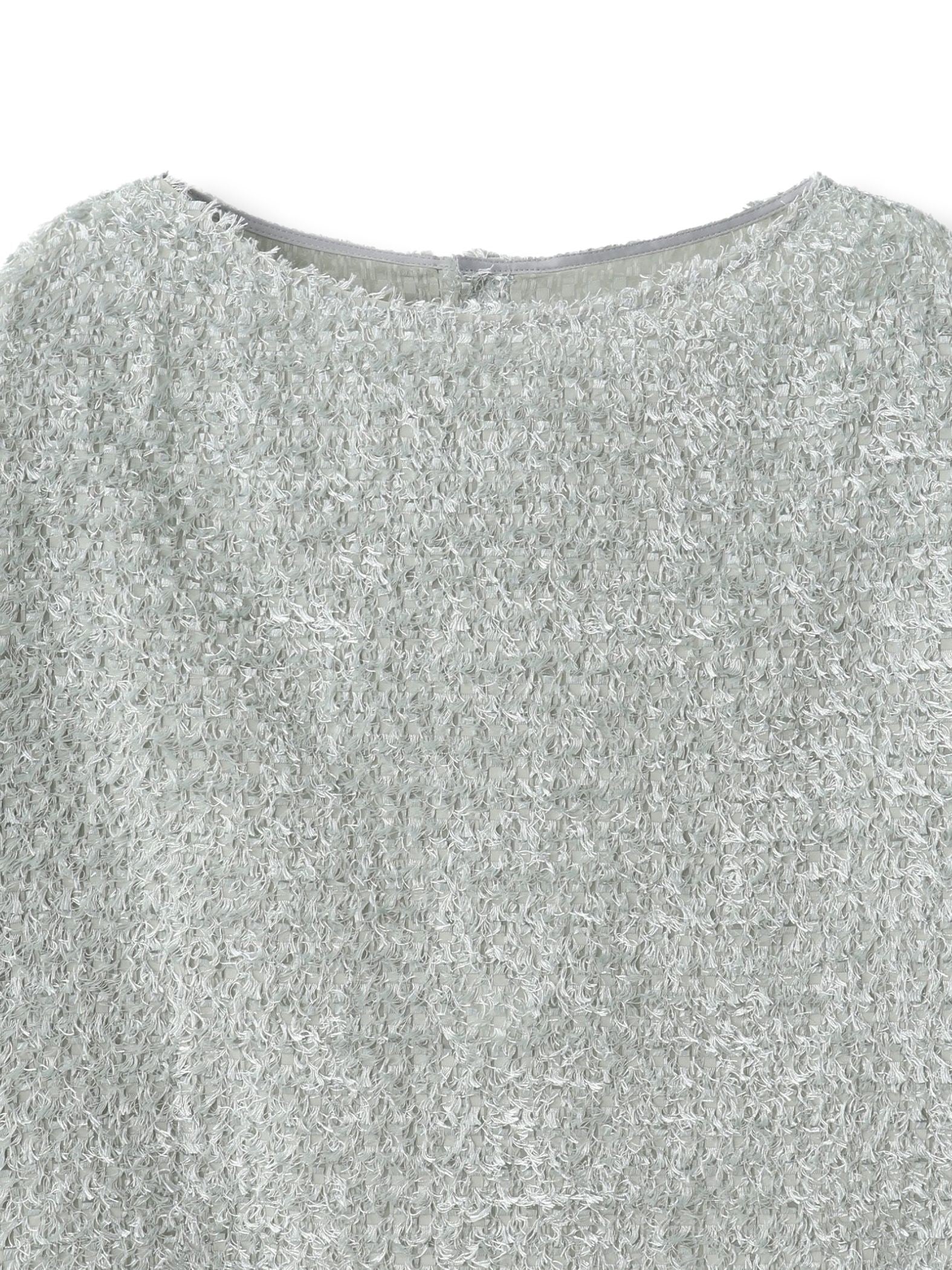 カットジャガードブラウス