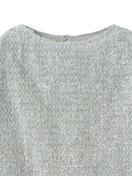 カットジャガードブラウス