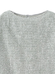 カットジャガードブラウス