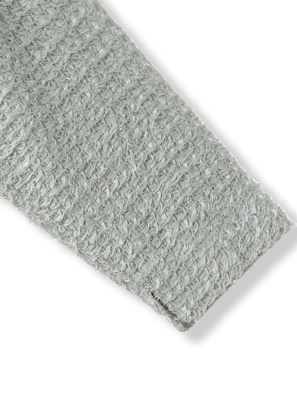 カットジャガードブラウス