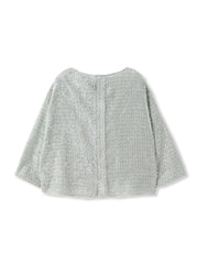 カットジャガードブラウス