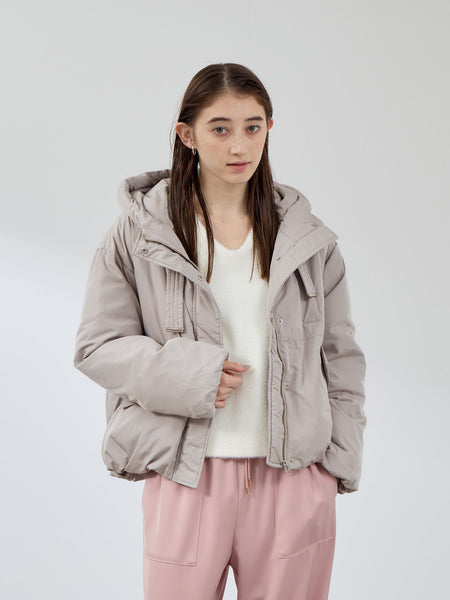 ワークフードピュアダウンジャケット