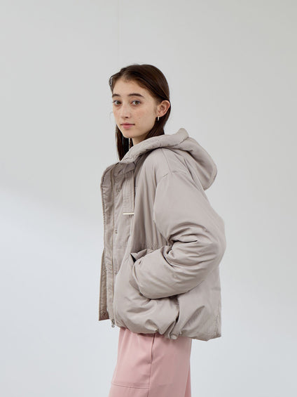 ワークフードピュアダウンジャケット