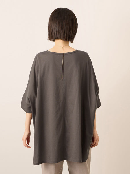 《予約》【機能するミニマル服】ポンチョTシャツ 《UVカット》