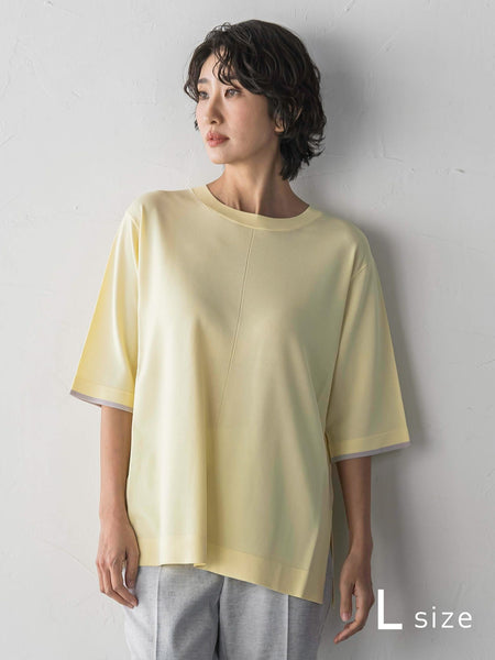 【大きいサイズ/新色追加】Tシャツニット