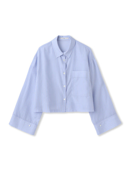 LYOCELL DOBBY STRIPEシャツ