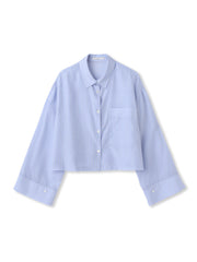 LYOCELL DOBBY STRIPEシャツ