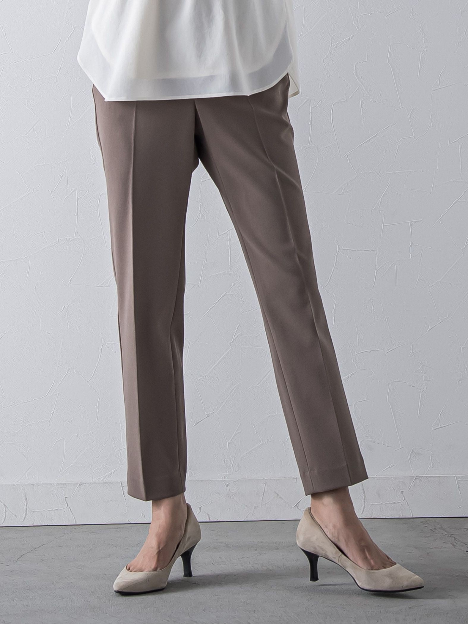 【大きいサイズ】【biyori/極】”着心地も美しさも”パーフェクトムーブパンツ≪洗濯機で洗える≫