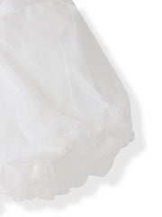 【KEITA KAWASAKI × Viaggio Bluコラボ】袖チュールプリントTシャツ