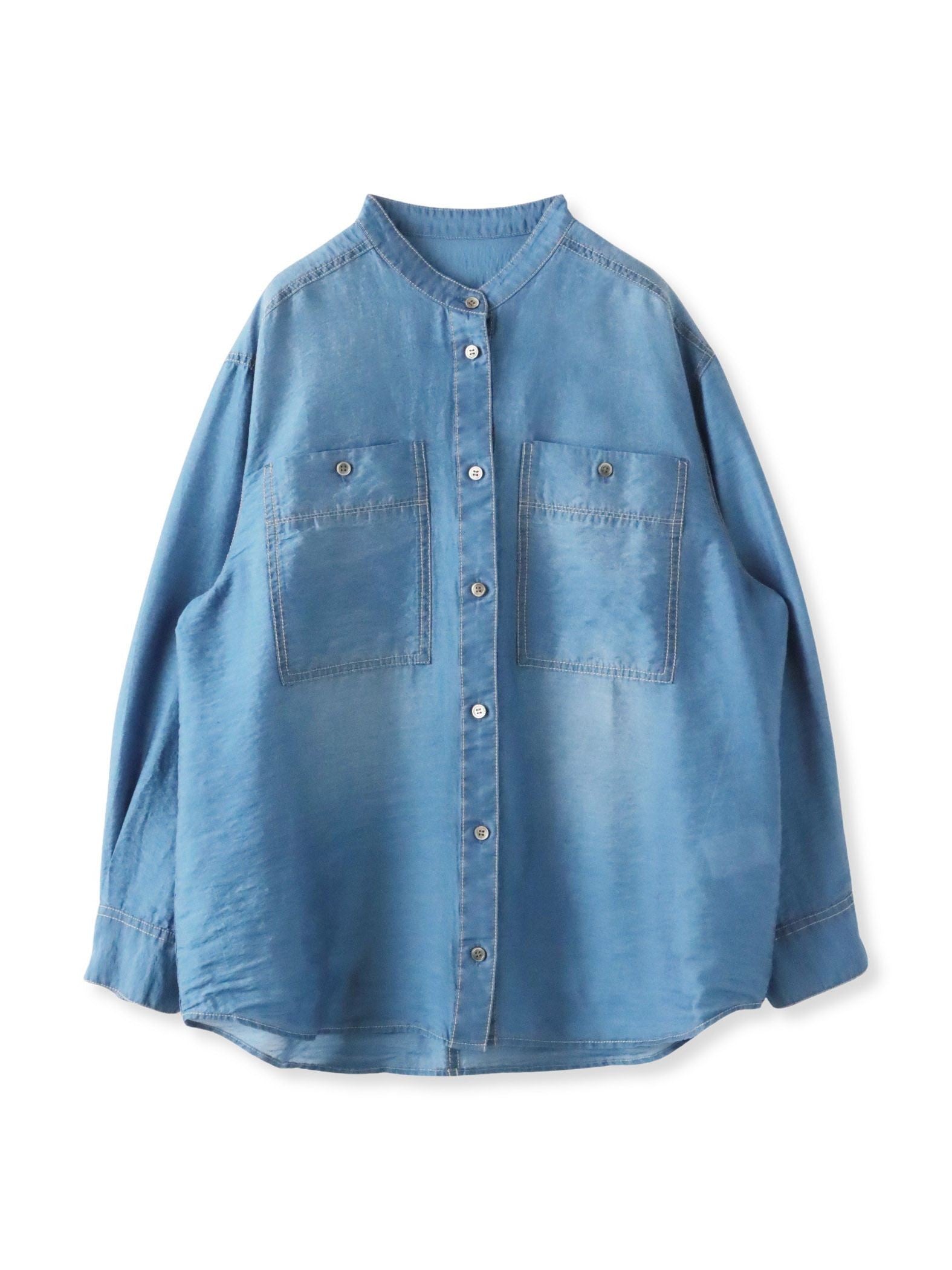 シアーデニムシャツ
