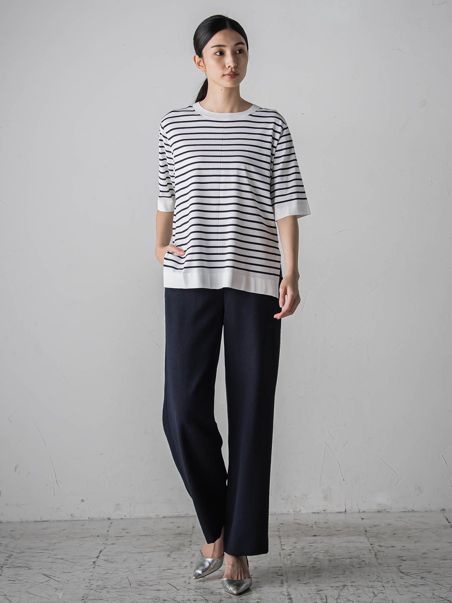 ノンウールツィードパンツ≪洗濯機で洗える/セットアップ対応≫