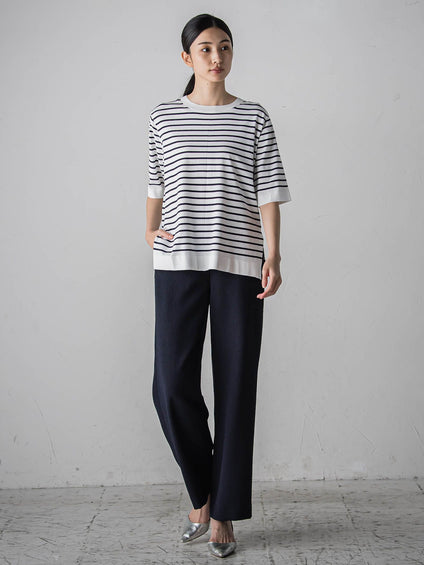 ノンウールツィードパンツ≪洗濯機で洗える/セットアップ対応≫