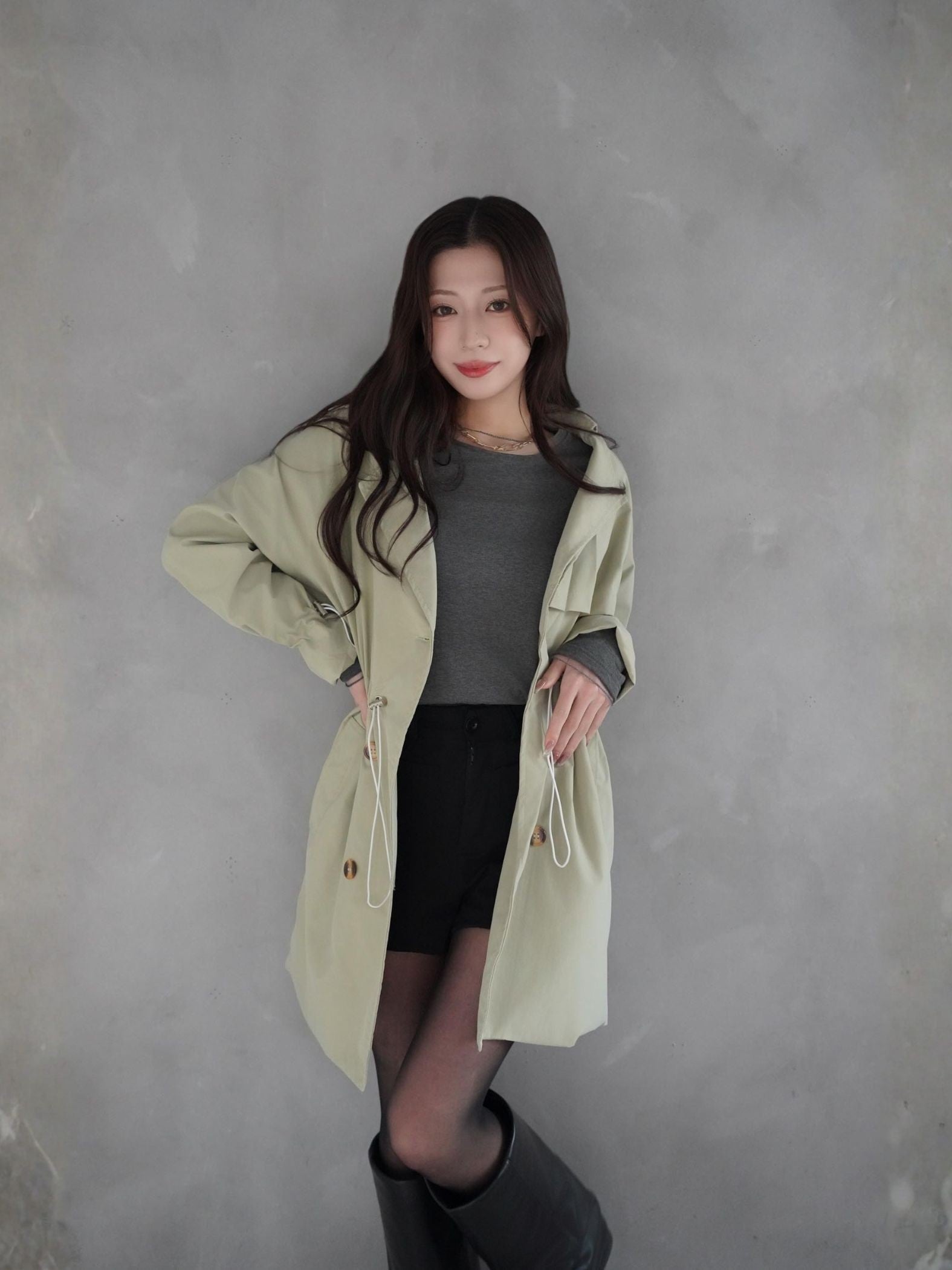 Middle Trench Coat