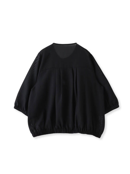 メッシュベイカーブルゾン