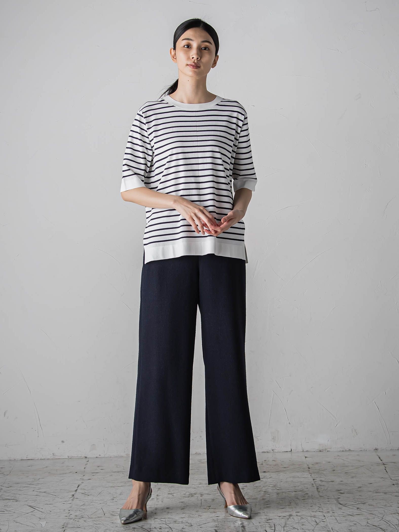 ノンウールツィードパンツ≪洗濯機で洗える/セットアップ対応≫