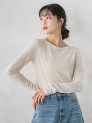 シアーベロアカットソー≪手洗い可能≫