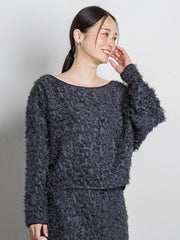 【コラボ商品】エディター東原妙子 × LAUTREAMONT /フェザージャガードブラウス