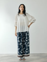 ホイップタックスリーブブラウス