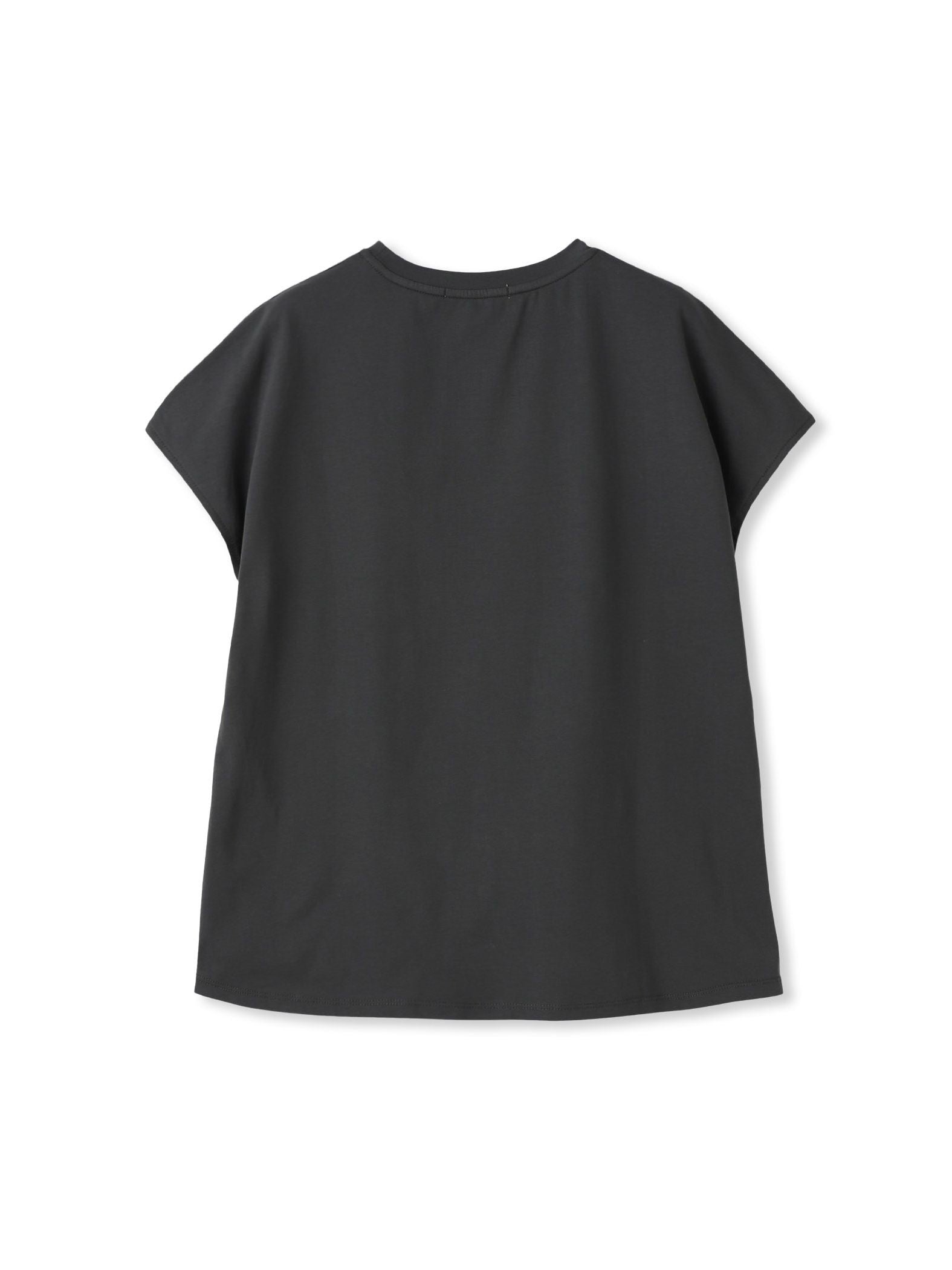 レースたたき付けプリントTシャツ